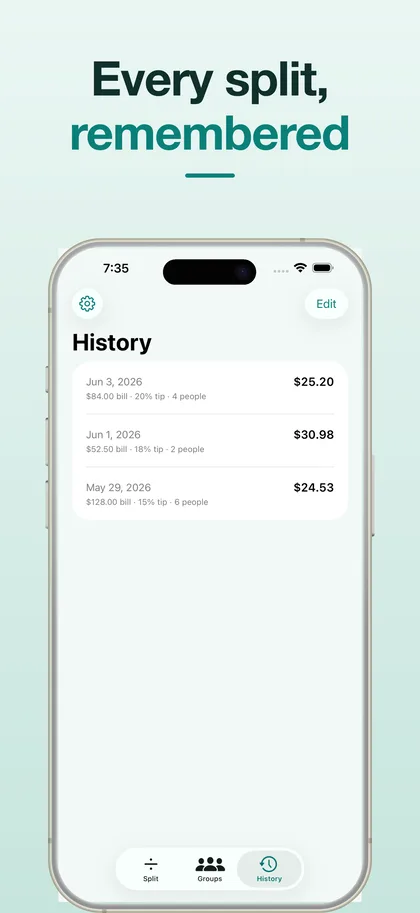 Bill Splitter — Divide Restaurant Check & Tab screenshot 4