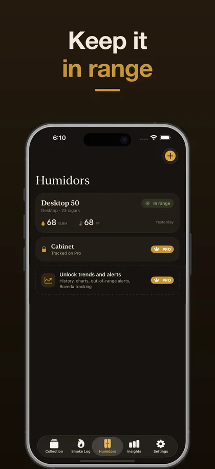 Cedar — Humidor Journal & Smoke Log screenshot 3