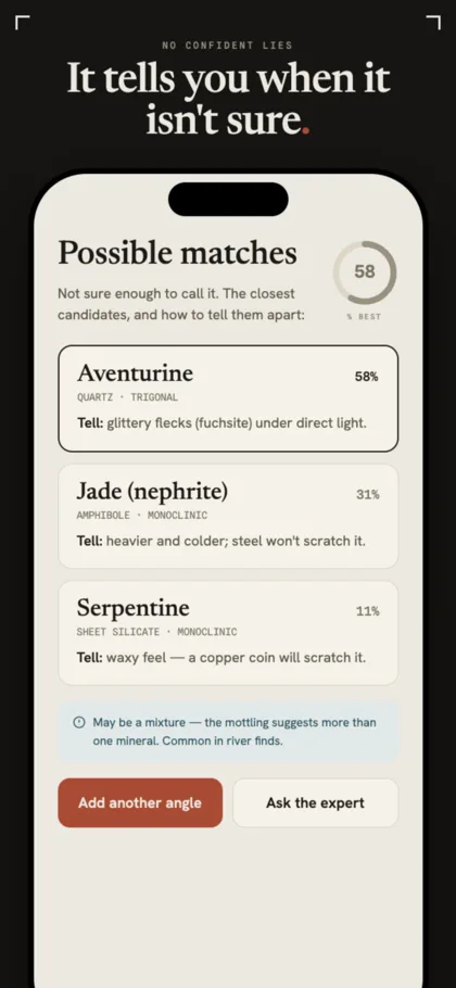 Geode — Crystal & Mineral Scanner screenshot 2