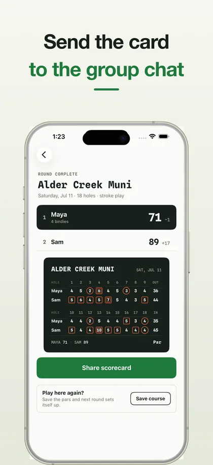 Par — Simple Score Keeper & Stats screenshot 3
