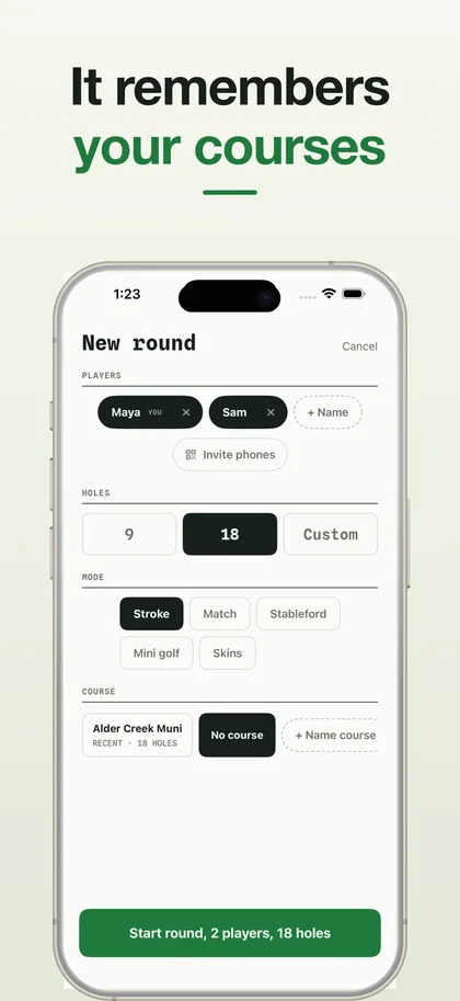 Par — Simple Score Keeper & Stats screenshot 4