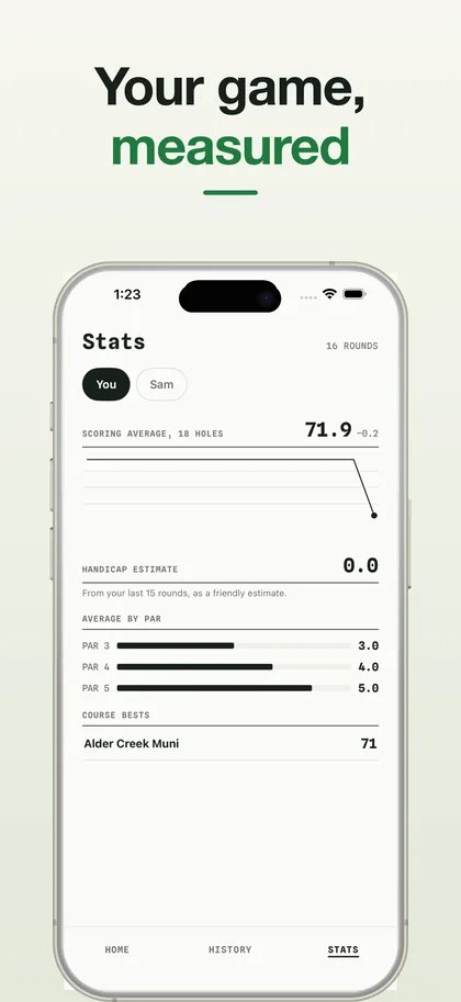 Par — Simple Score Keeper & Stats screenshot 5