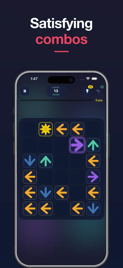 Quiver — Tap, clear & escape the grid screenshot 2