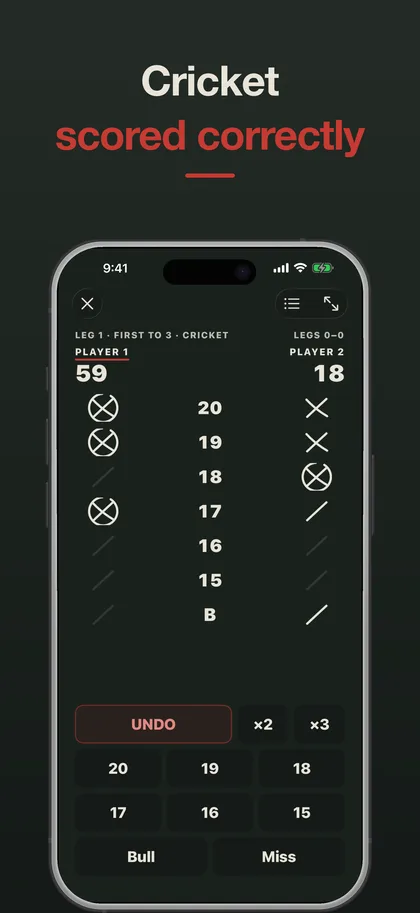Ton80 — Dart Counter & Scorekeeper screenshot 2
