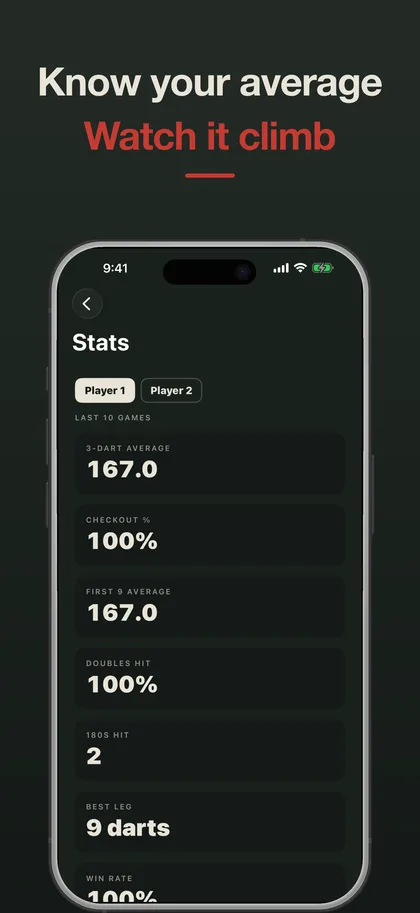Ton80 — Dart Counter & Scorekeeper screenshot 5